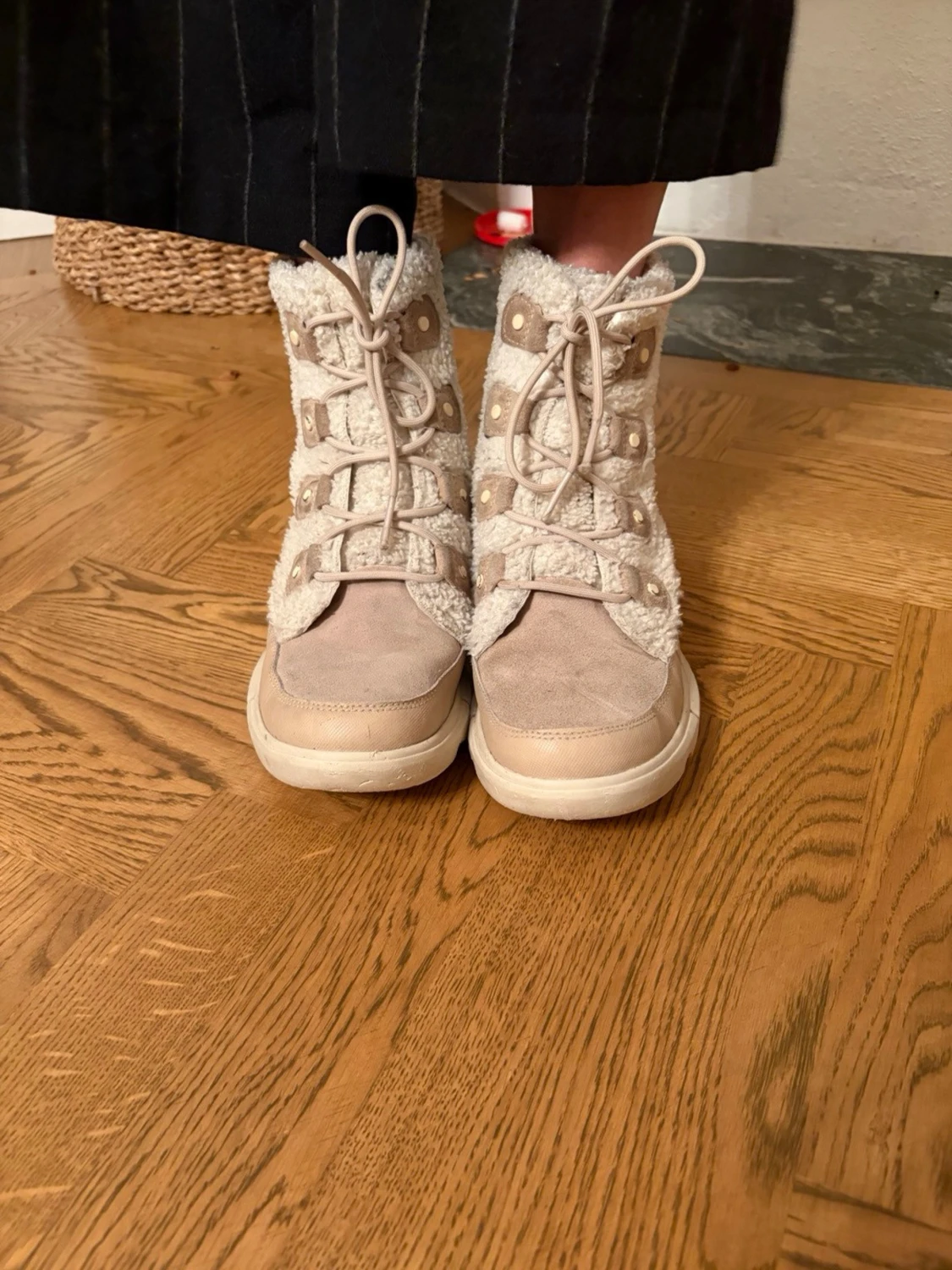 Beige vinterboots från Sorel - 1