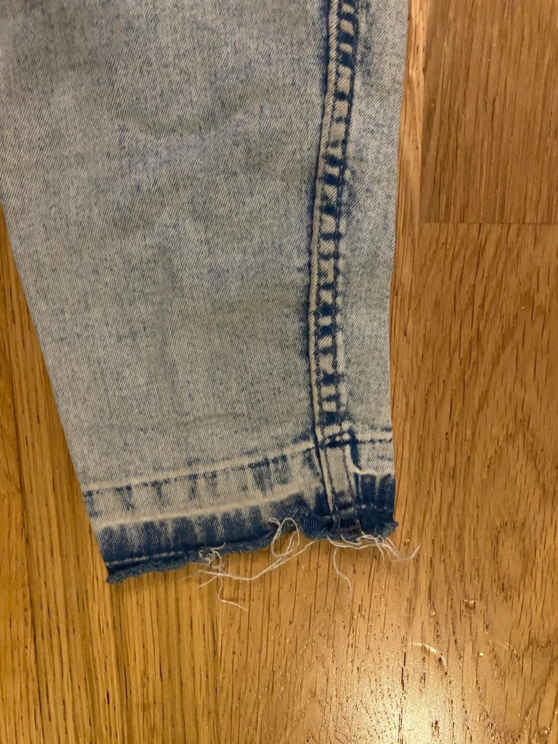 Bershka super skinny jeans ljusblå strl S - 3