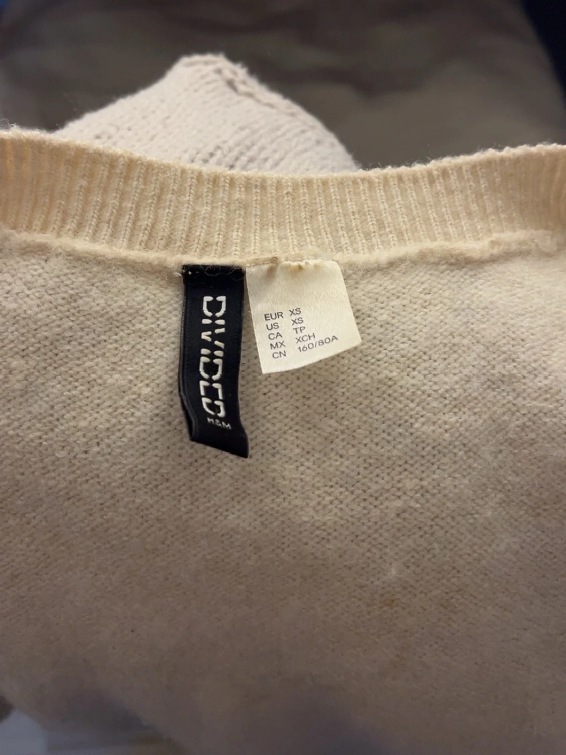 Beige croppad kofta  - 1