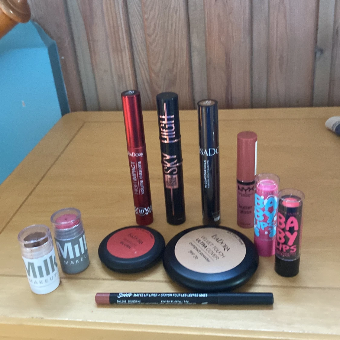 Sminkpaket, milk makeup, isadora, nyx, maybelline