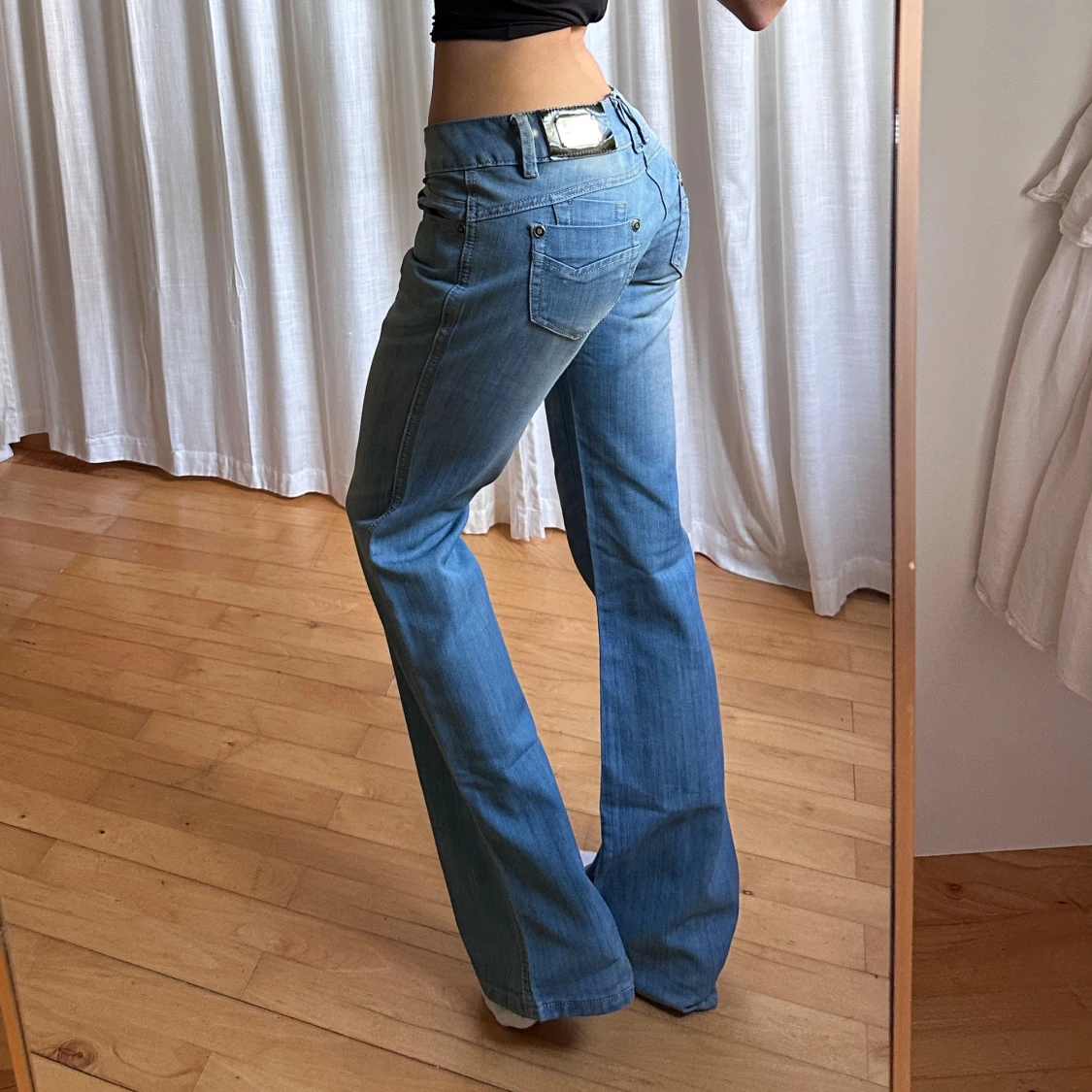 Lågmidjade jeans  - 1