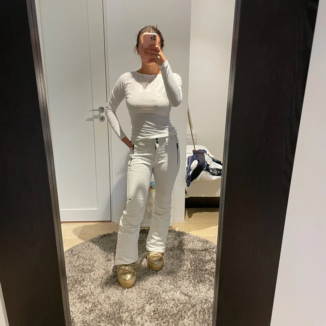 Vita skidbyxor från J.Lindeberg - 3