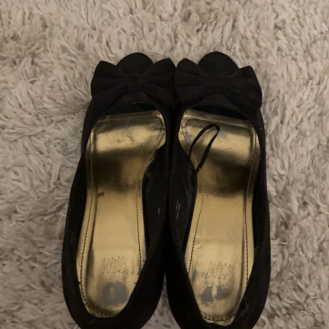 Svarta klackskor i mocka  - 1