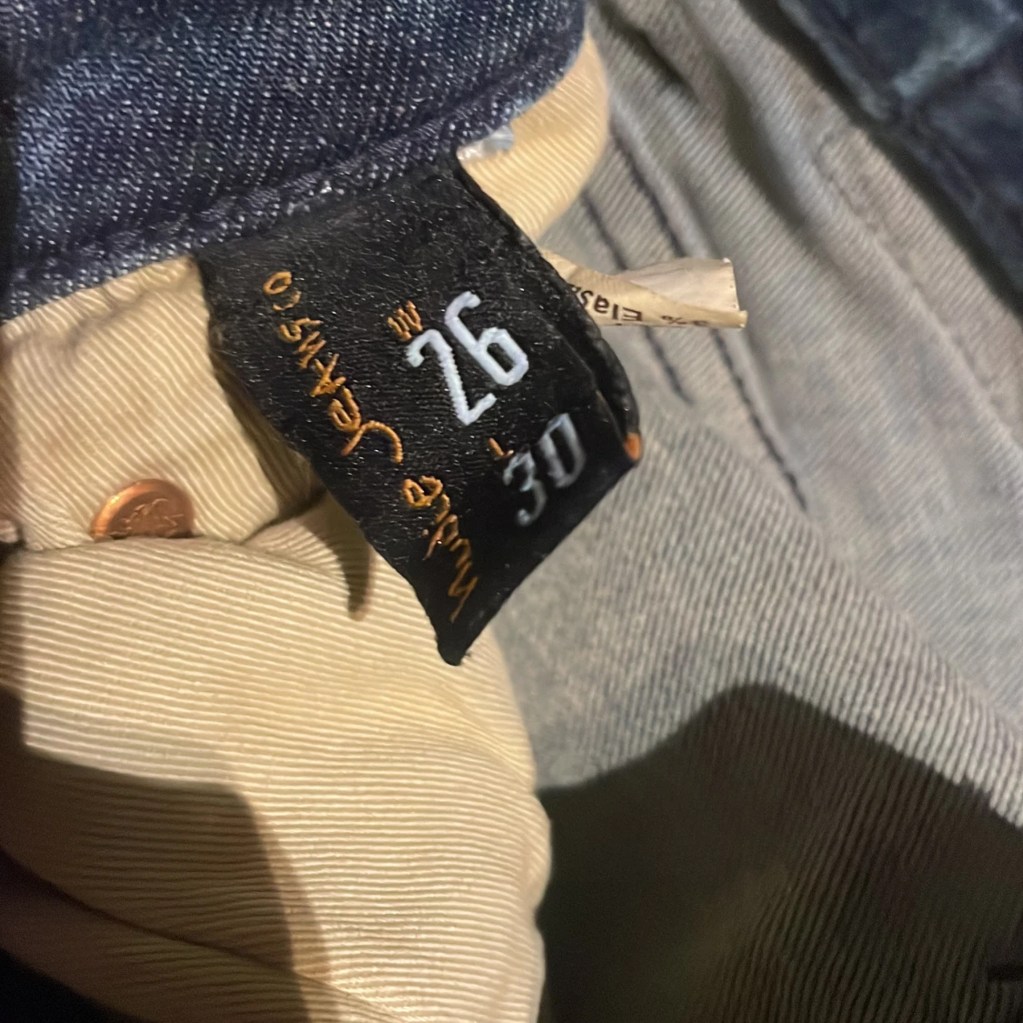 Blå skinny jeans från Nudie Jeans - 3