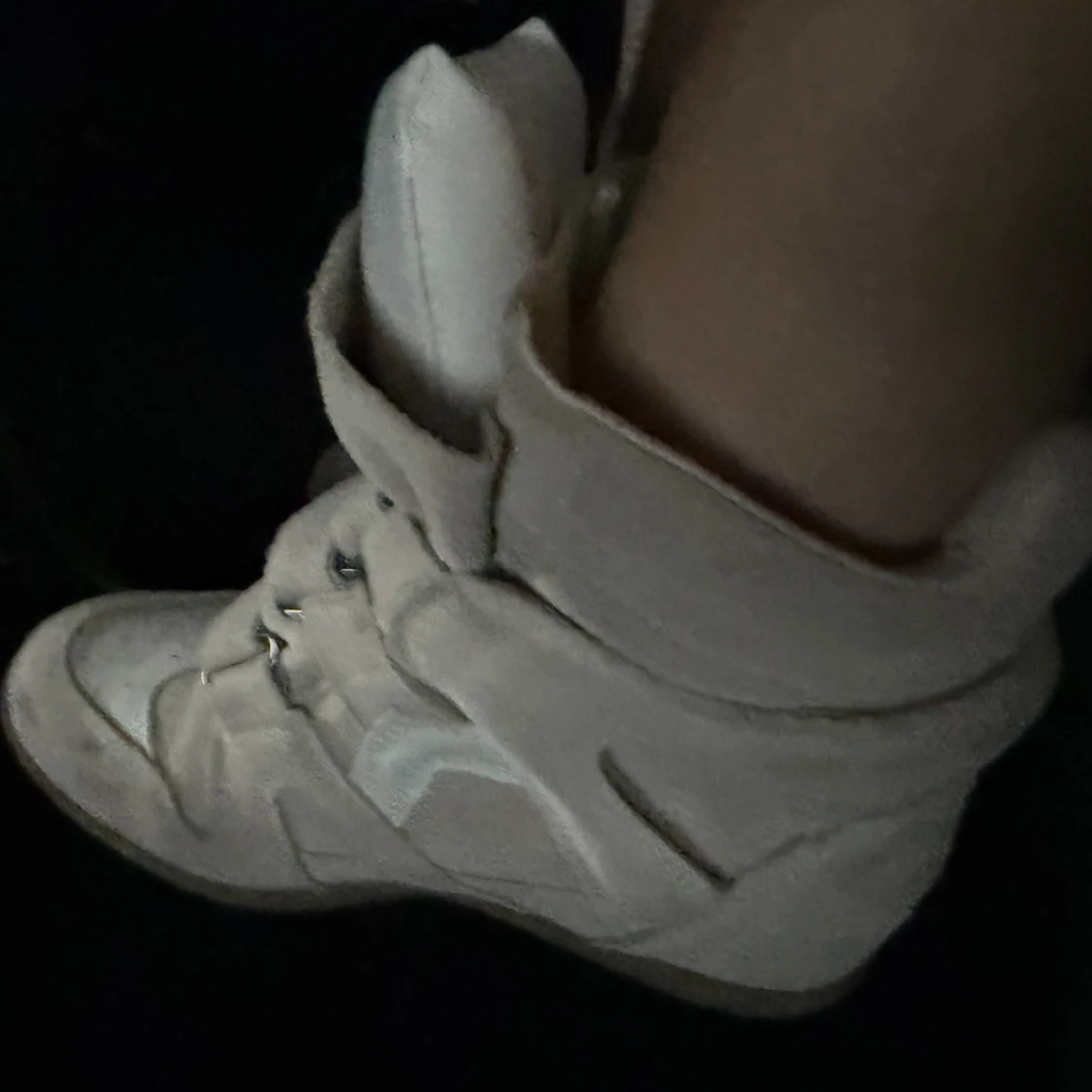 Beige Isabel Marant wedge sneakers - 4