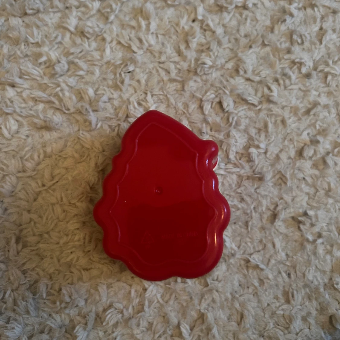 Julig plastburk med tomtemotiv - 1