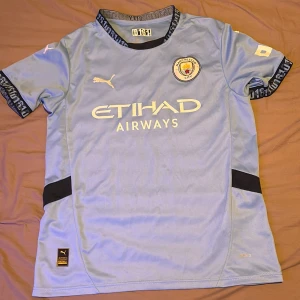 Fotbollströjor - Olika fotbollströjor i perfekt skick. 1 Manchester City tröja, 2 AC Milan tröja, 3 Al nasser Ronaldo tröja. Skicka meddelande om du endast är intresserad av en av tröjorna annars går det att köpa alla tre som ett paket.