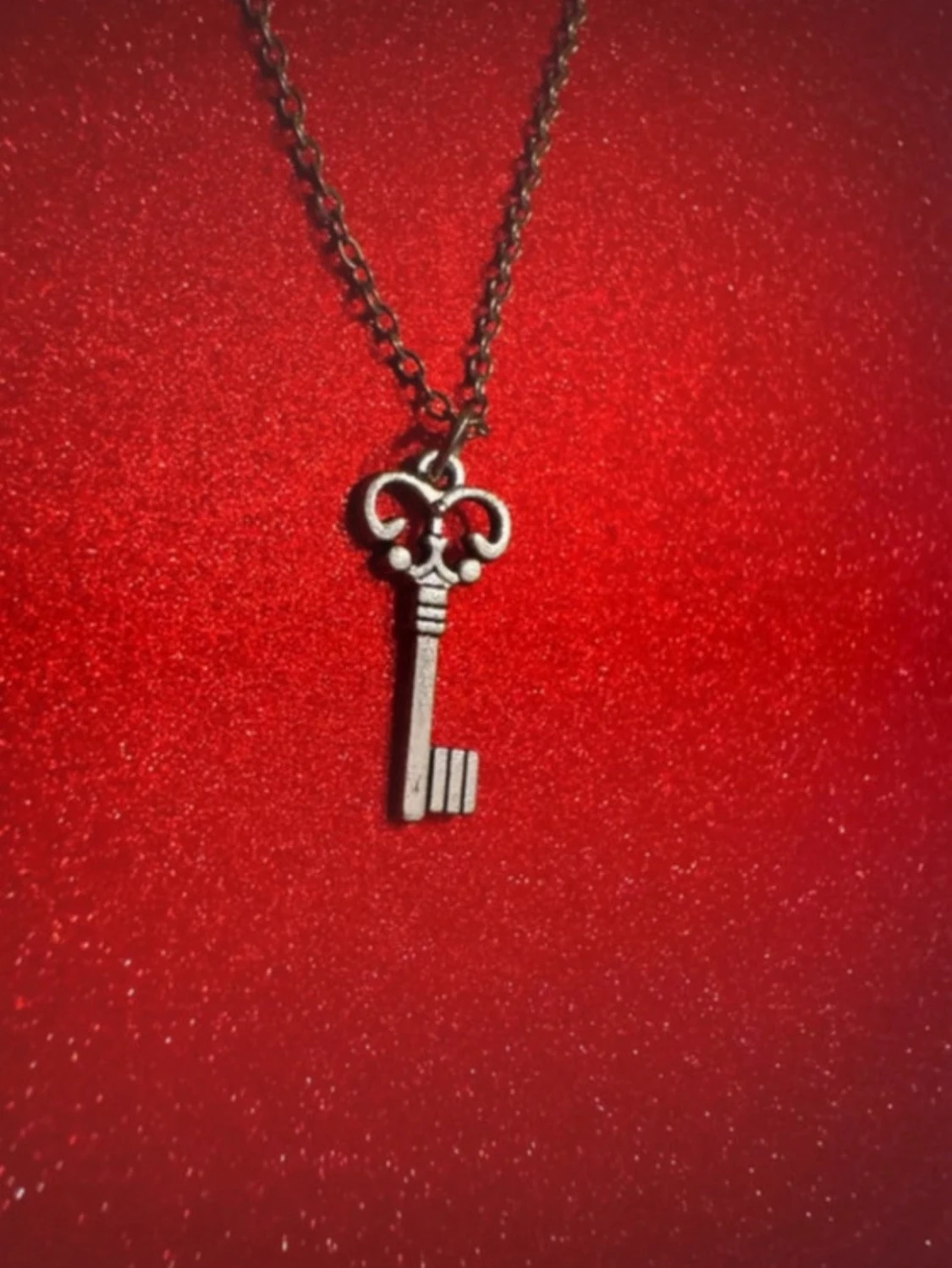 Silverhalsband nyckel - 1