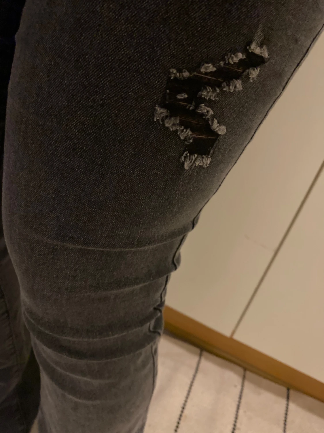 Lågmidjade boot cut jeans - 1