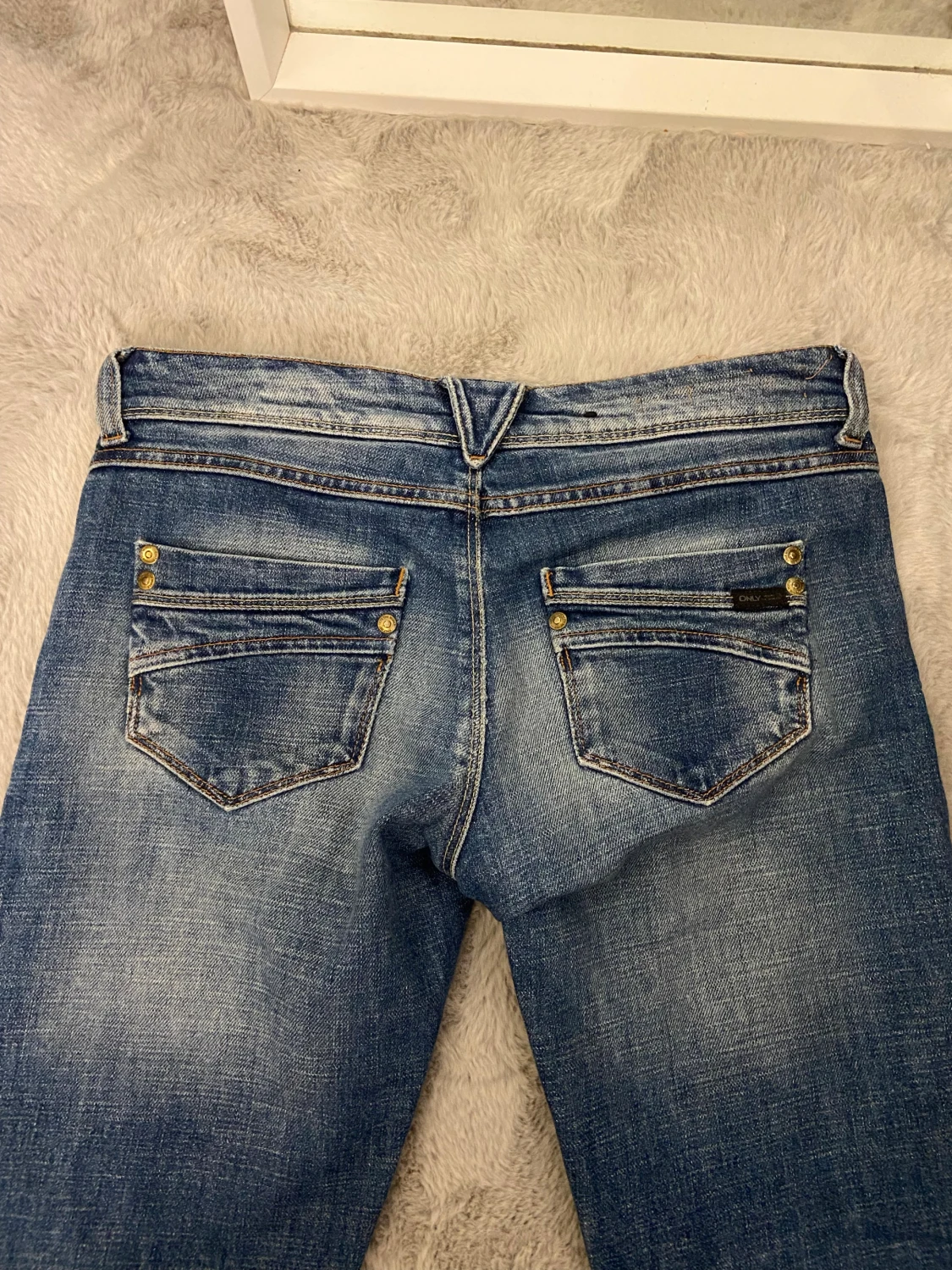 Lågmidjade bootcut jeans - 5