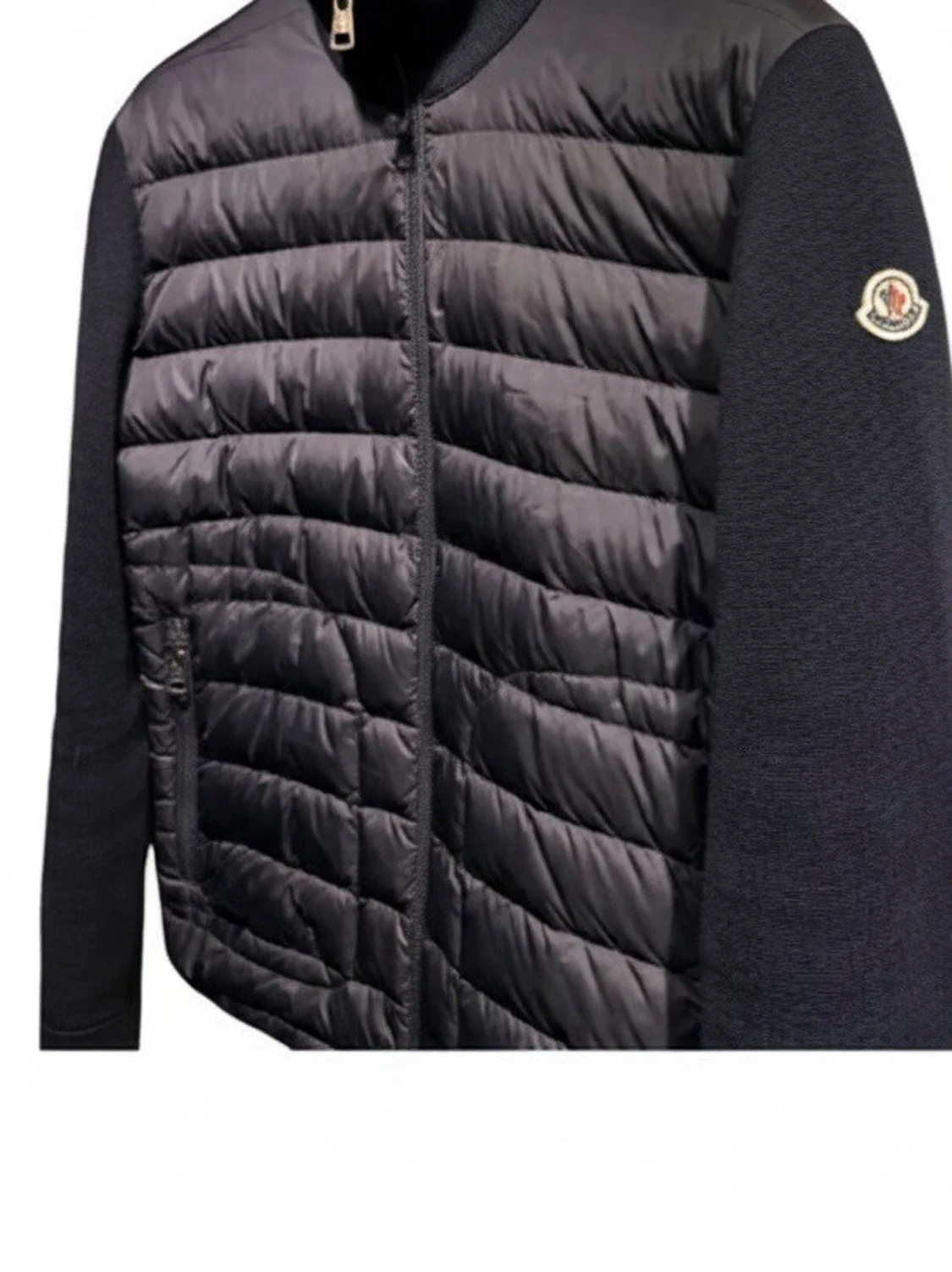Svart quiltad pufferjacka från Moncler - 2