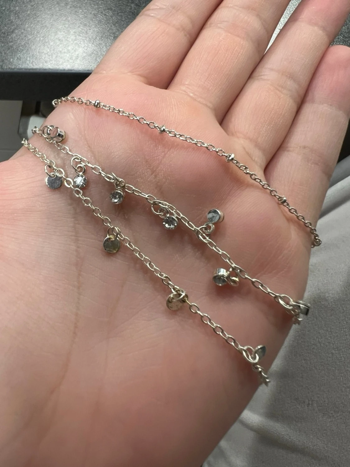 Silverfärgad armband från Claire's - 6