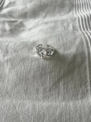 Silver ring - Justerbar och rostfri stål 