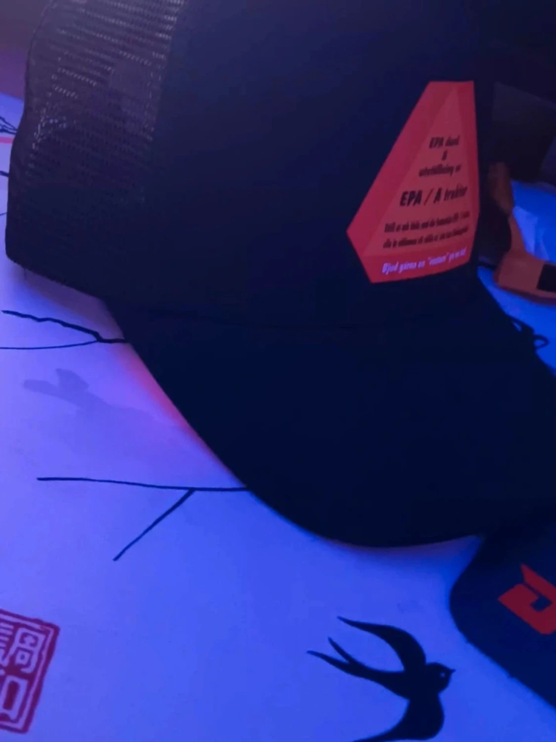 Svart truckerkeps med EPA-märke - 1