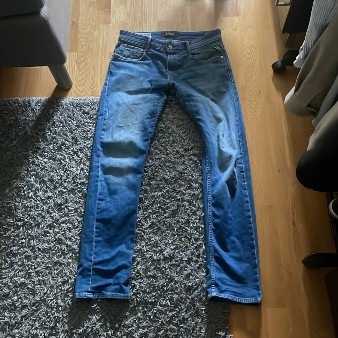 Blå Replay jeans - 1