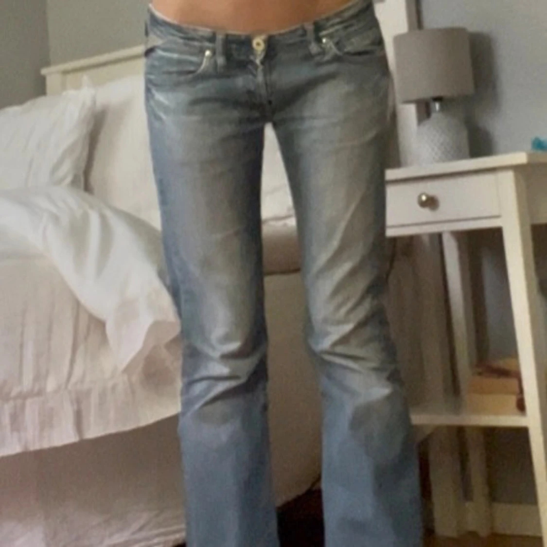 Lågmidjade bootcut jeans från replay - 2