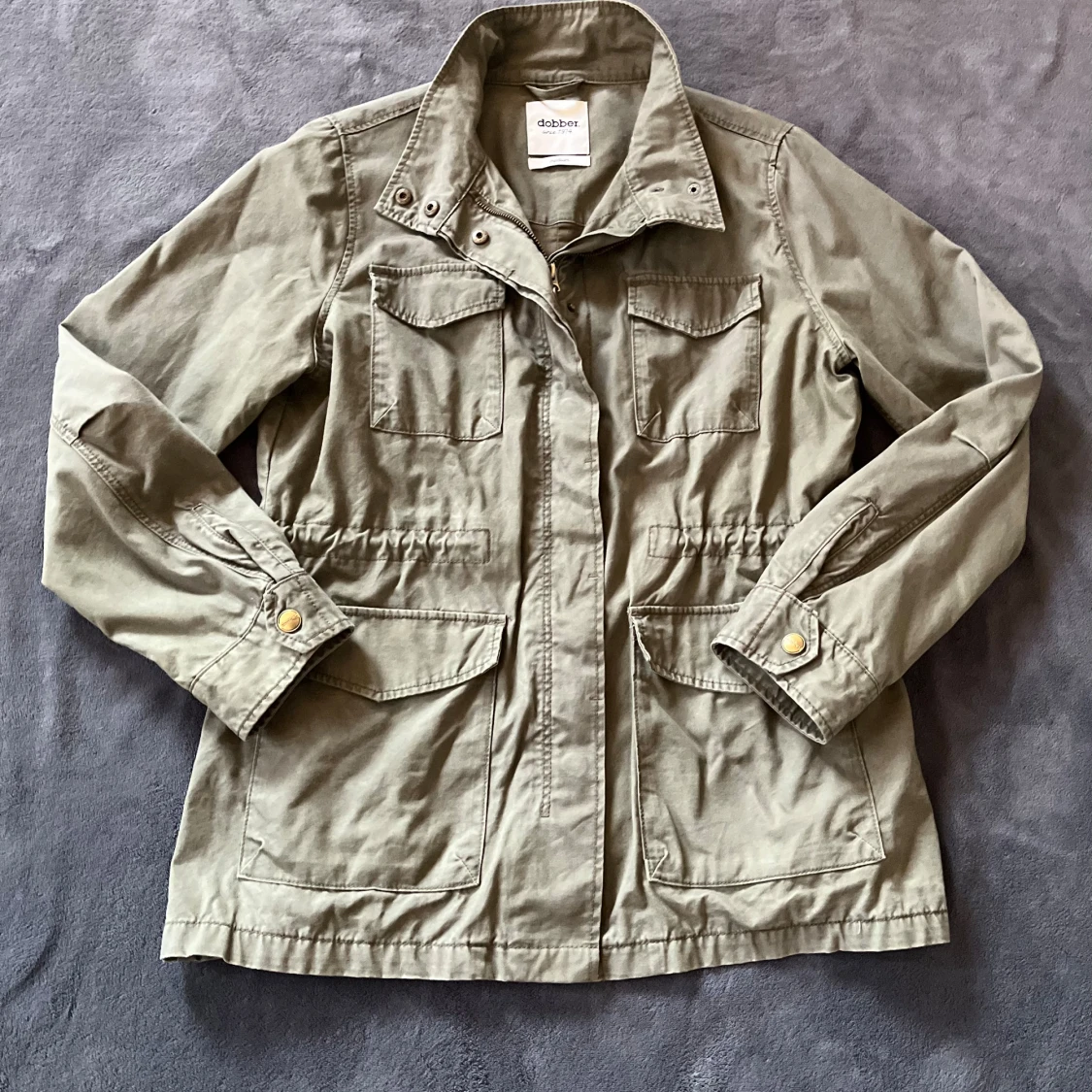 Olivgrön Fieldjacket från Dobber - 1