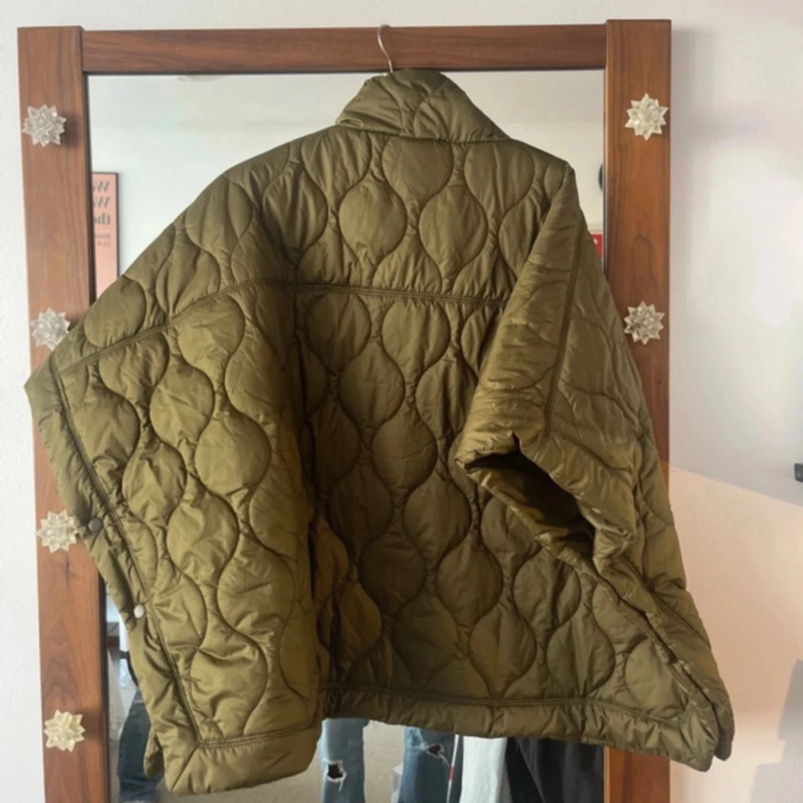 Grön quiltad jacka - 91