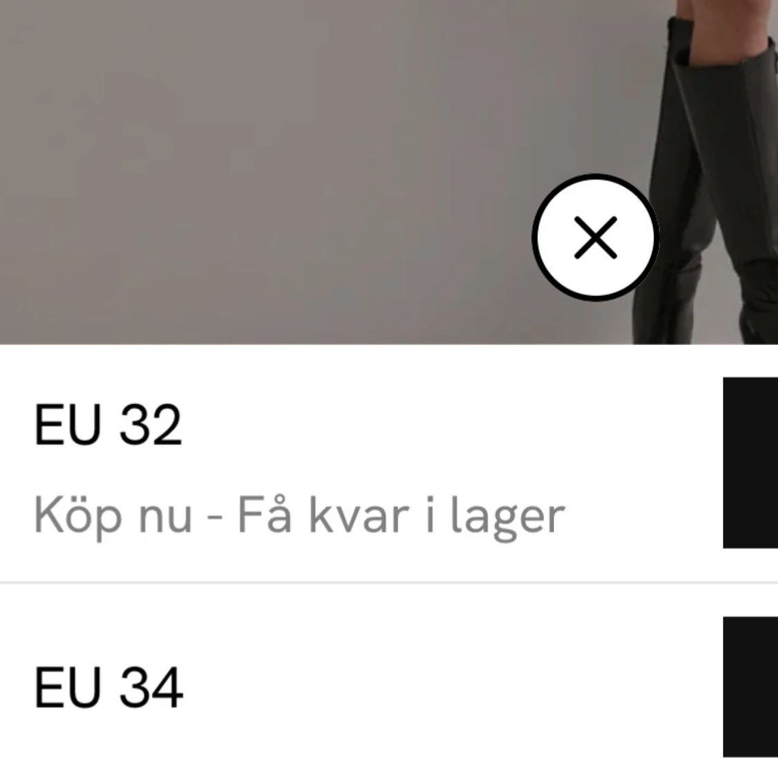 Svarta skinnshorts  - 2