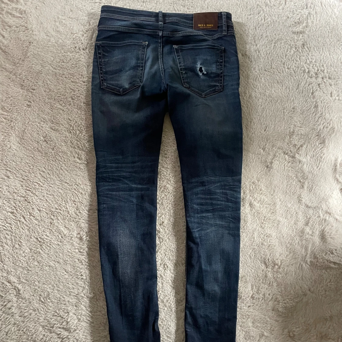 Mörkblå skinny jeans Jack & Jones - 1