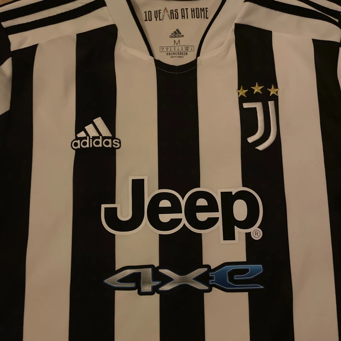 Äkta Juventus randig matchtröja Adidas M - 1