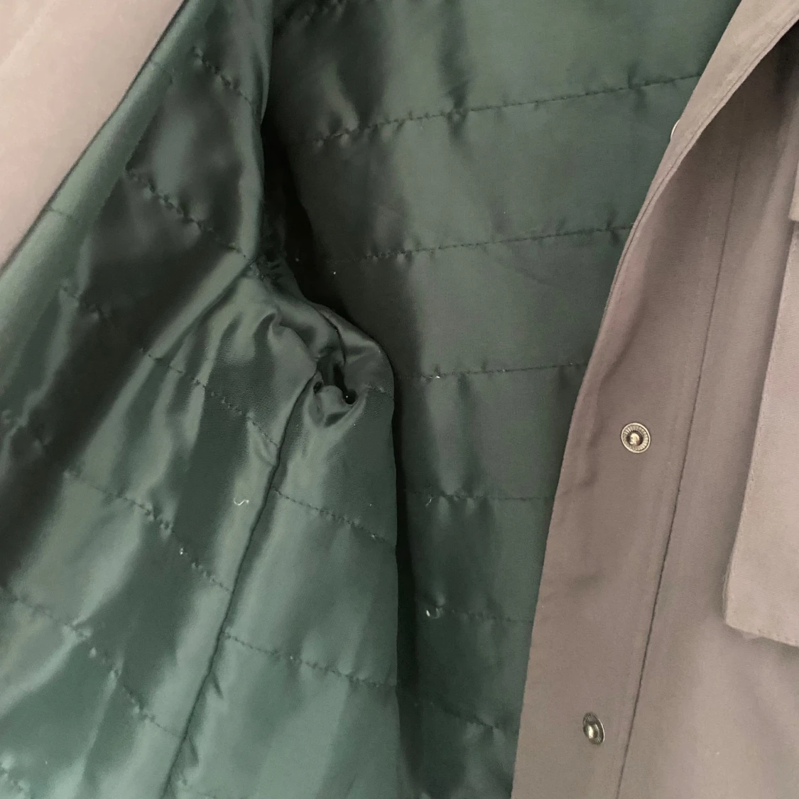 Grå jacka med päls från Meotine - 3