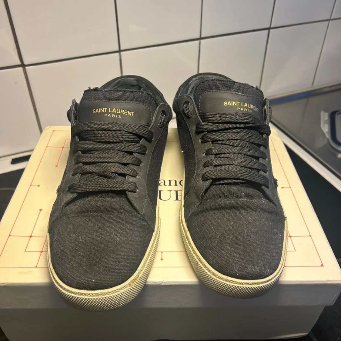 Svarta Saint Laurent sneakers - 1