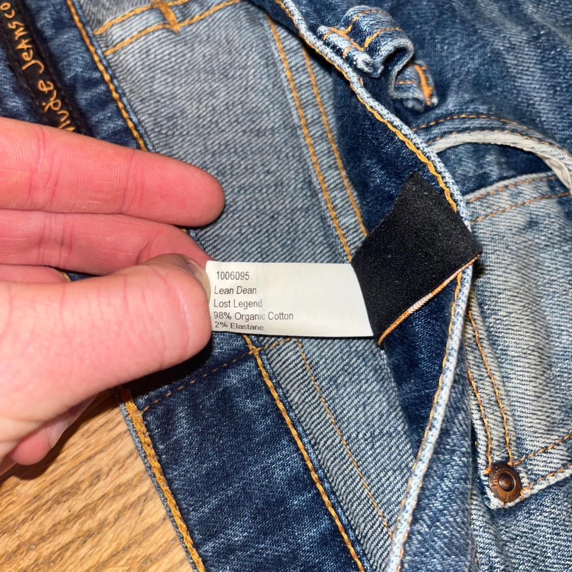 Nudie Jeans Lean Dean blå jeans 31/30 - 3