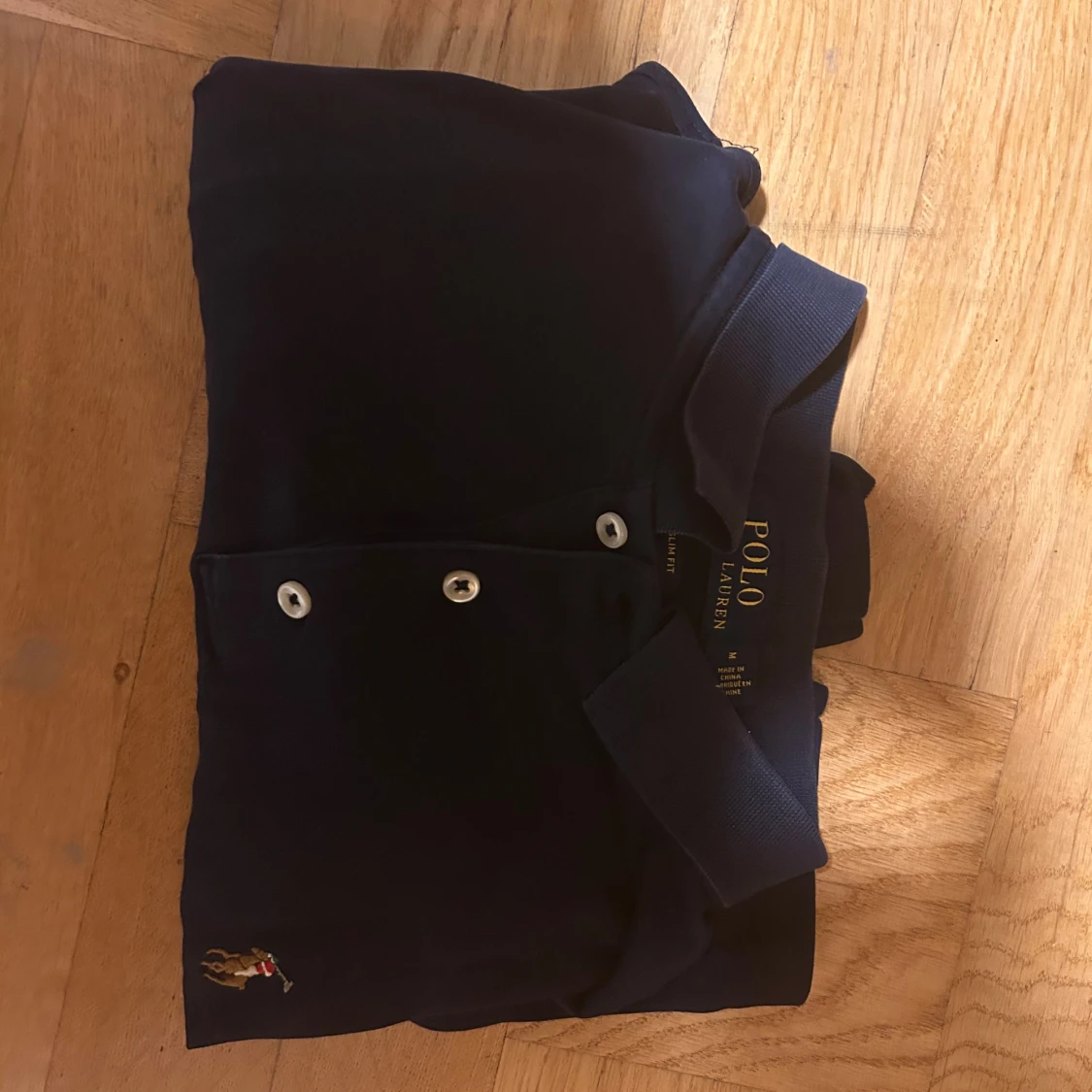 Mörkblå piké Ralph Lauren - 3