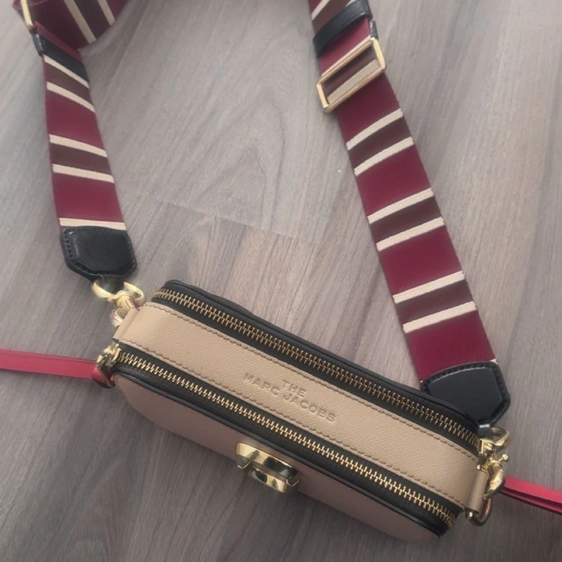 Marc Jacobs Snapshot axelväska rosa - 1