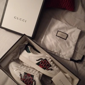 Gucci Ace skori - Väldigt frächa gucci ace skor. Box, dustbag och papper är limiterat. Garanterar äkthet!✅ Cond 8.5/10 strlk 41