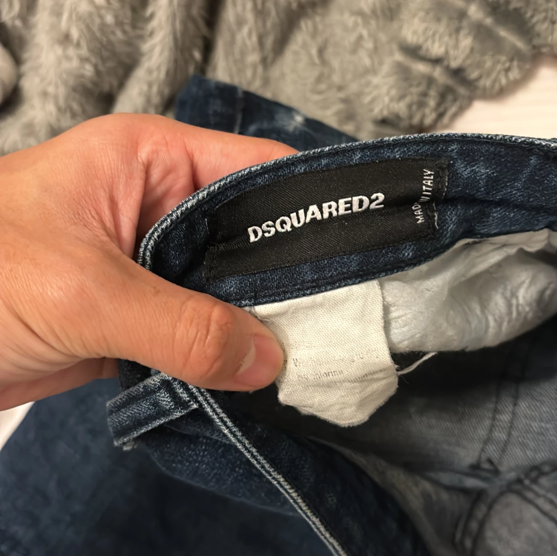 Dsquared2 blå distressed jeans - 2