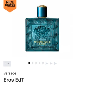 Versace Eros 100ml EdP - Versace Eros EdP i snygg blå flaska, 100 ml. Perfekt för dig som vill sticka ut med en ikonisk doft från ett välkänt modehus.