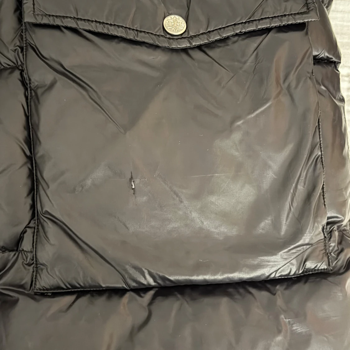 Svart dunjacka med päls från Pyrenex - 3