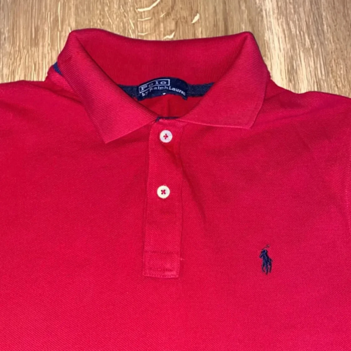 Röd långärmad pikétröja Polo Ralph Lauren - 2