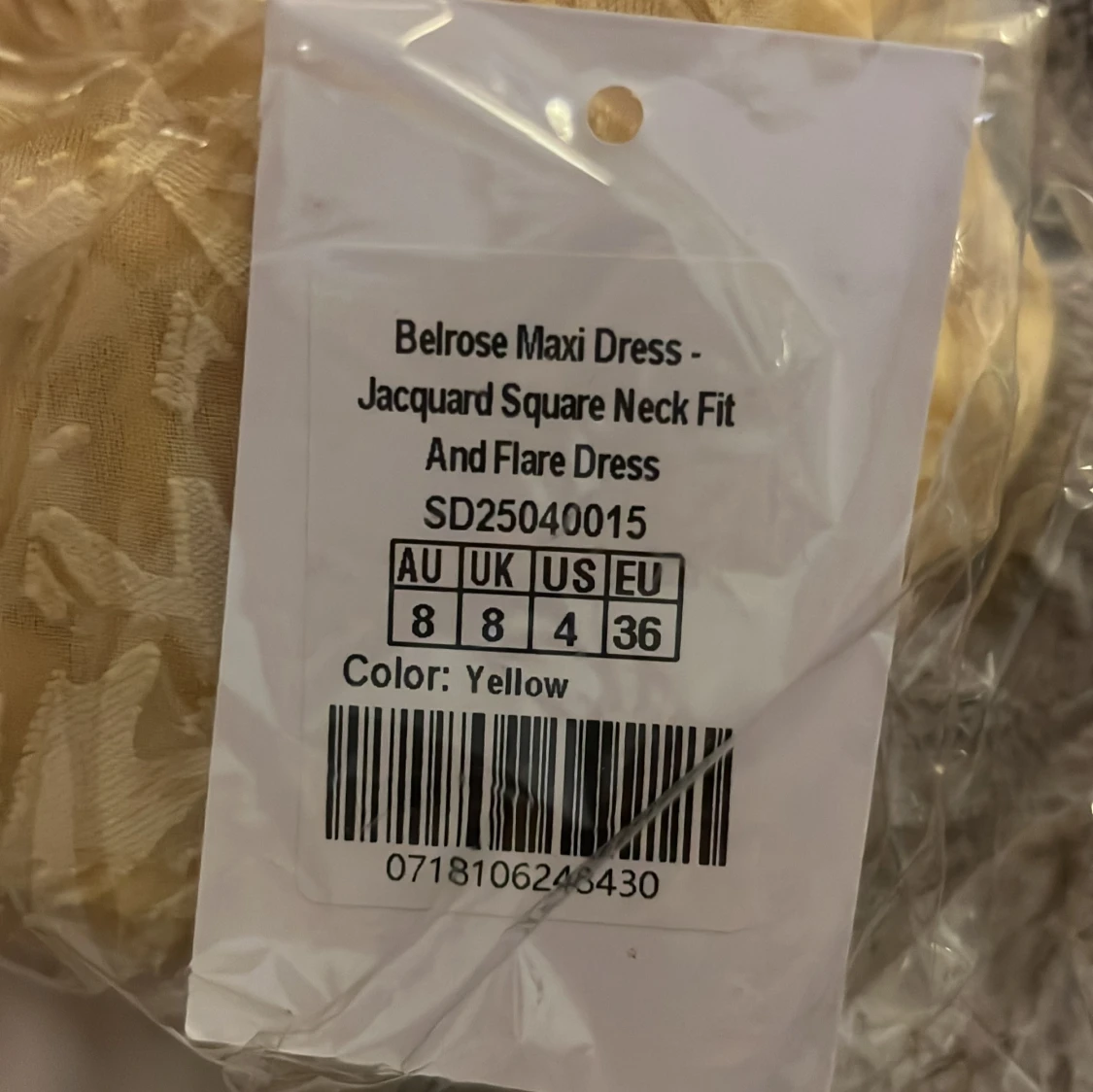Gul maxiklänning  - 2