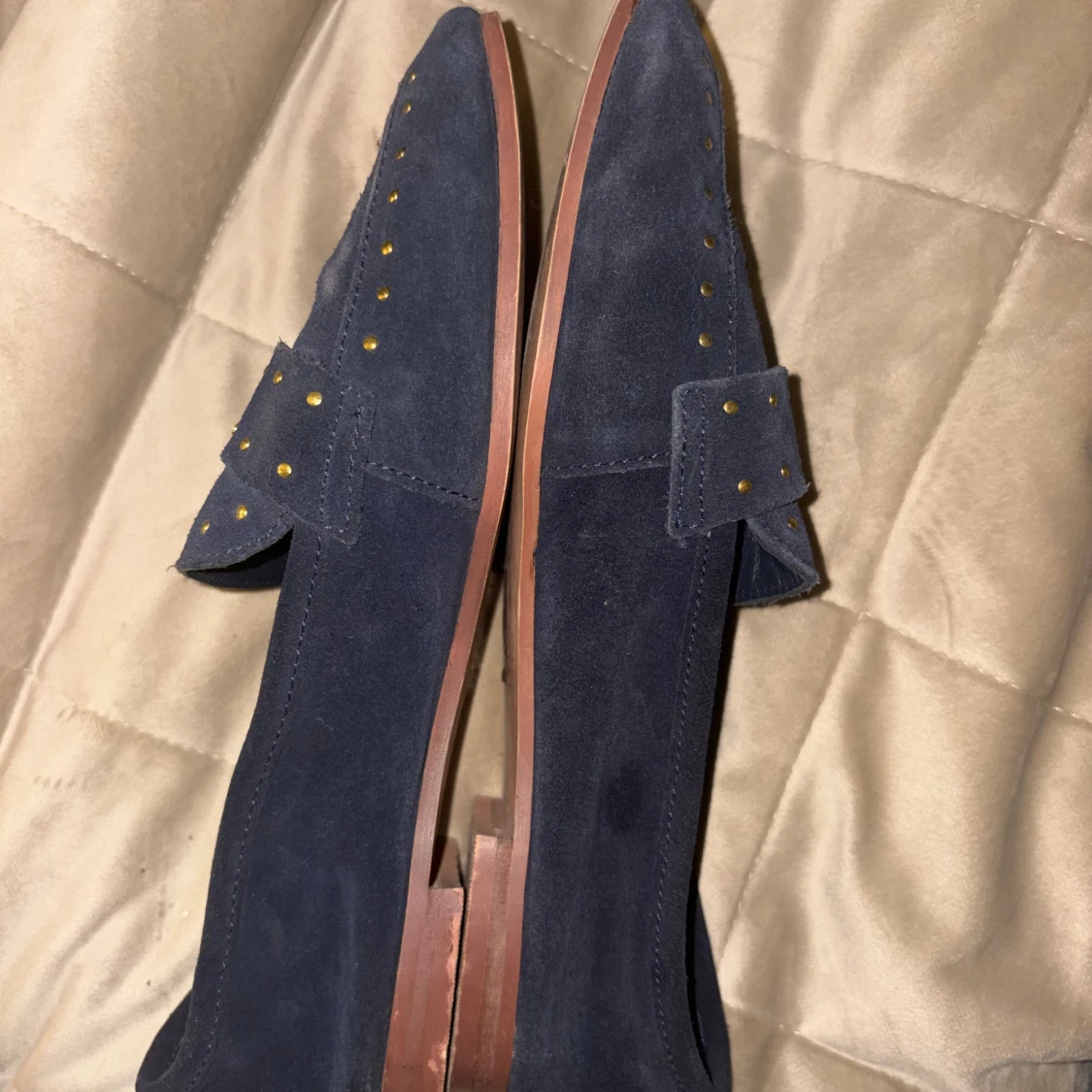 Mörkblå mockaloafers Agnes Cecilia - 2