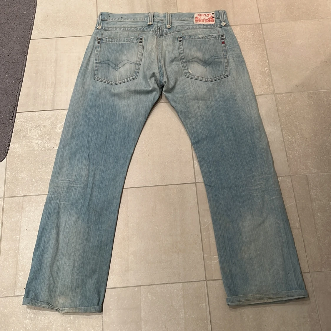 Replay ljusblå jeans straight fit - 2
