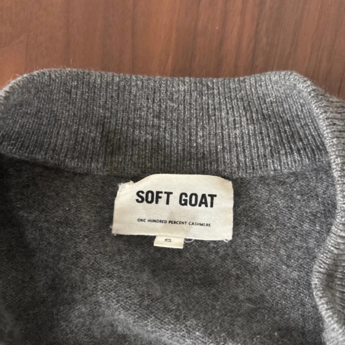 Grå kashmirkofta från Soft Goat - 2