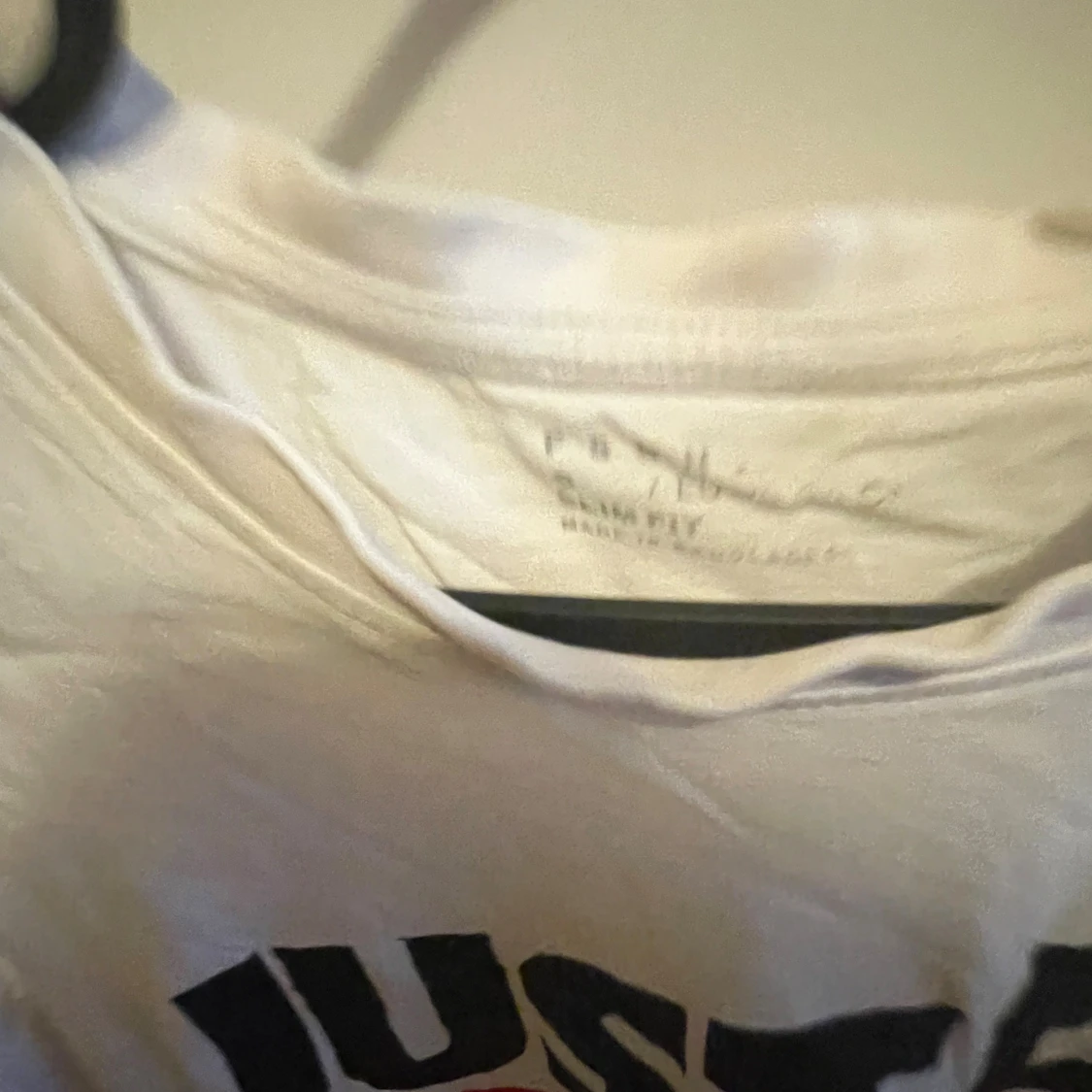 Vit t-shirt med tryck 'Just Do Nothing' - 2