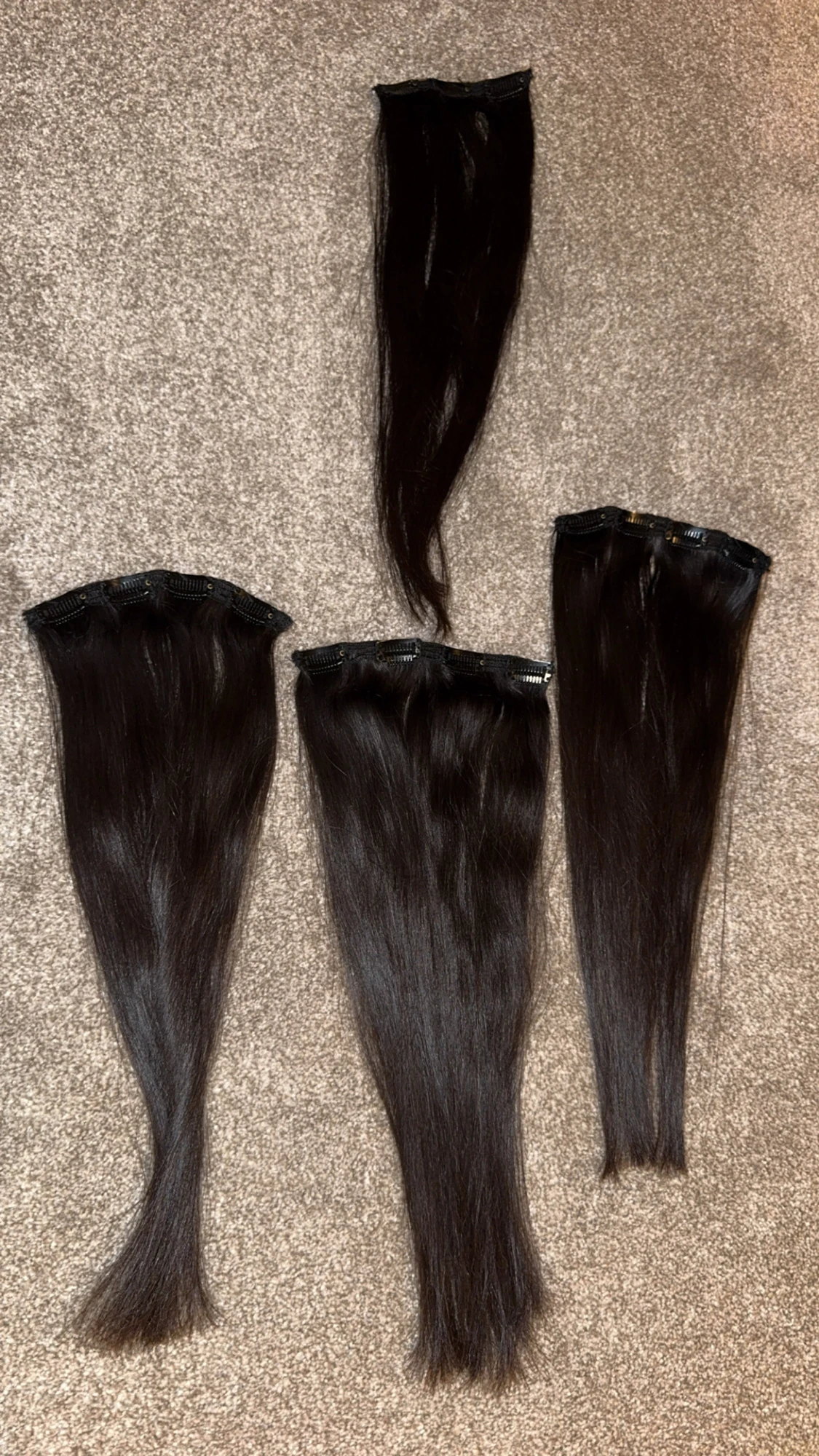 Clip-on löshår extensions - 3