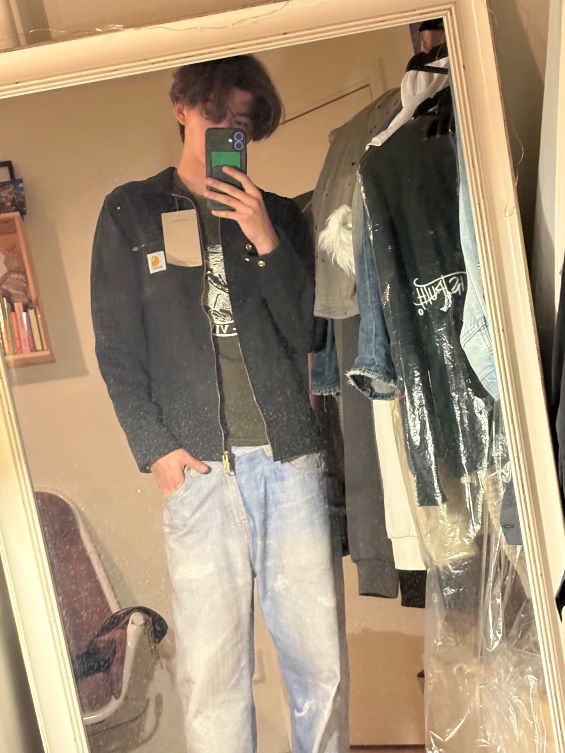 Svart Carhartt jacka S - 6