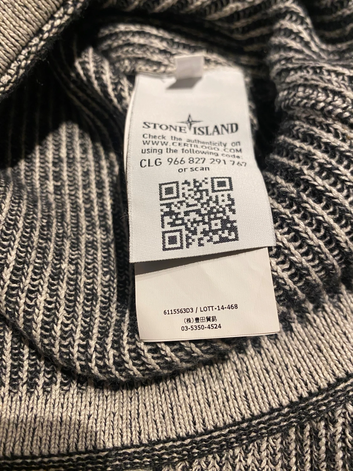 Stone island stickad tröja *äkta - 3