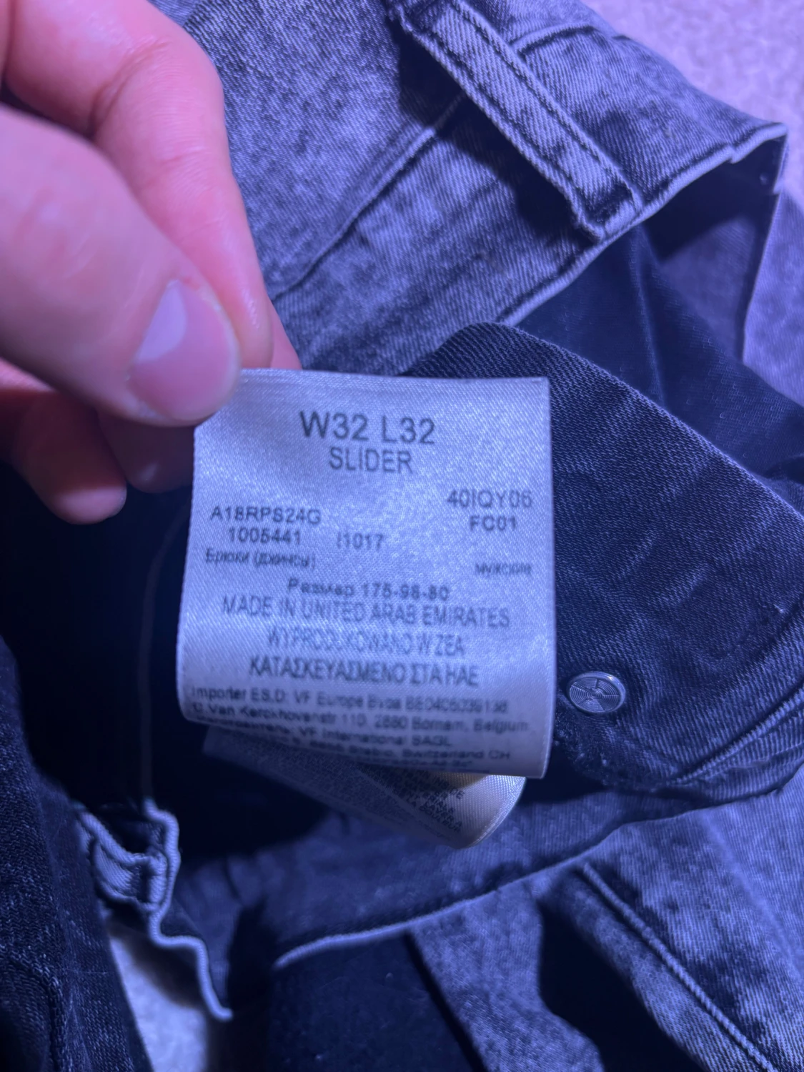 Wrangler svarta jeans W32 L32 - 3