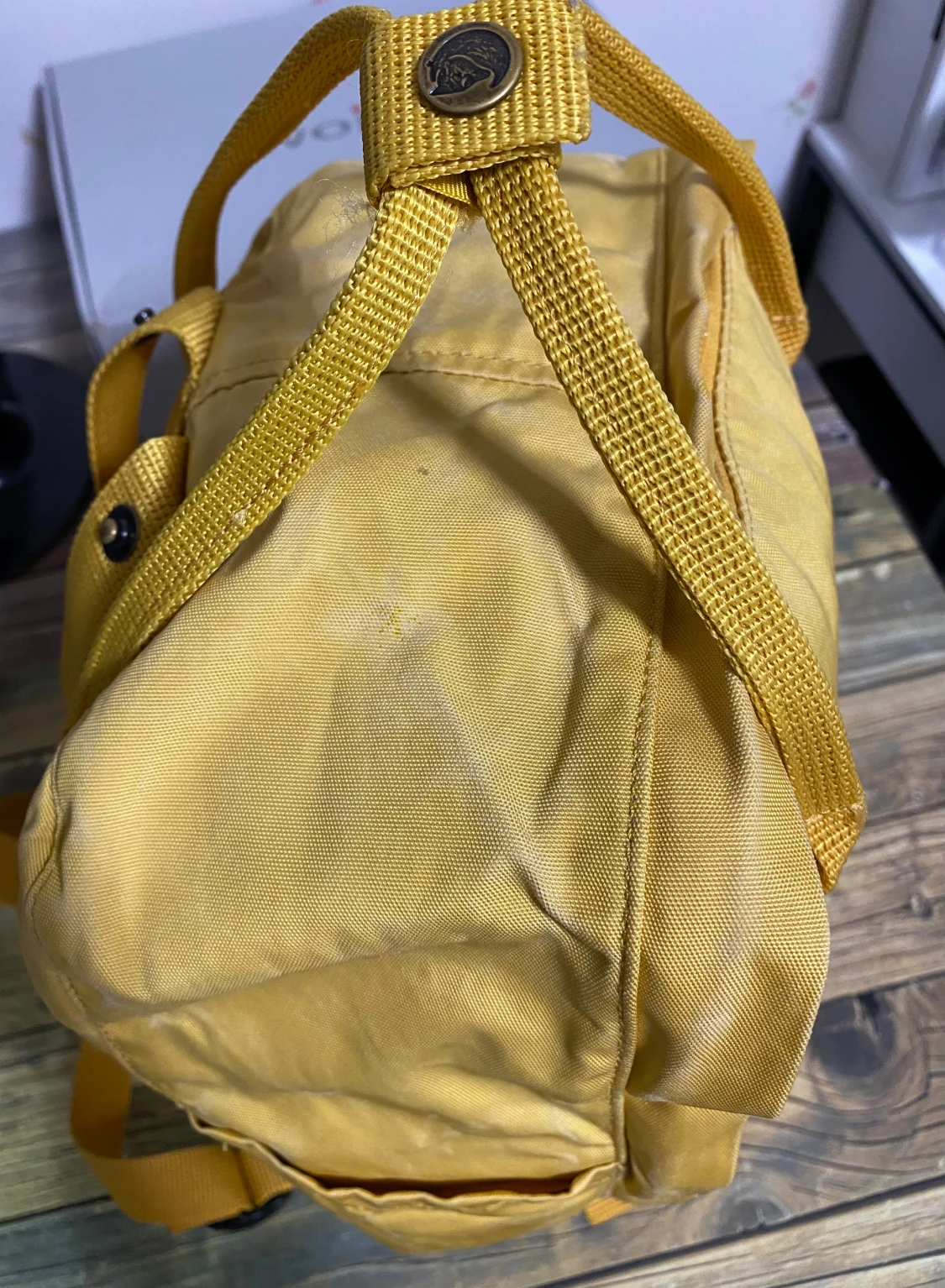 Gul Fjällräven Kånken ryggsäck - 5