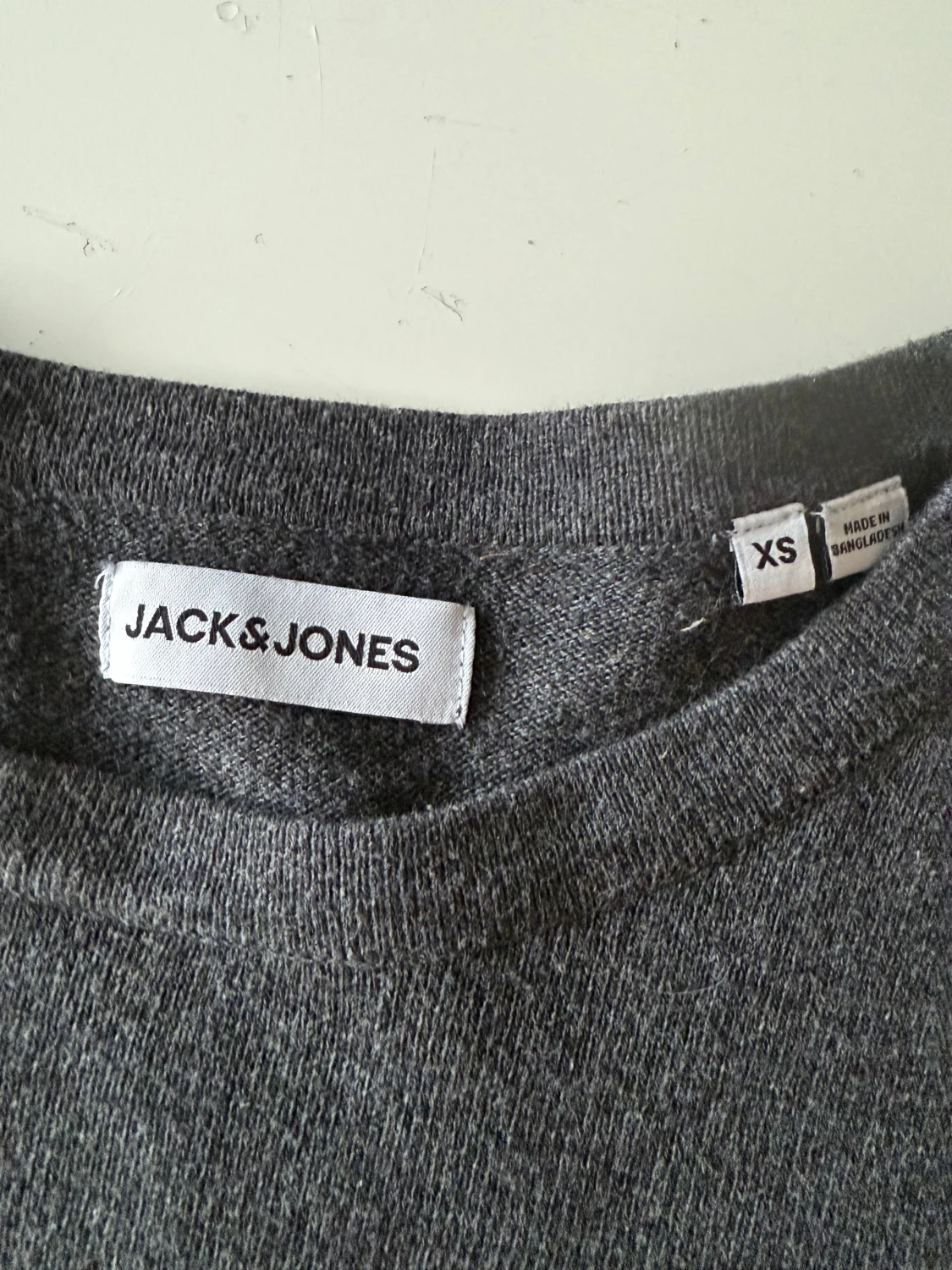 Mörkgrå stickad tröja Jack & Jones  - 2