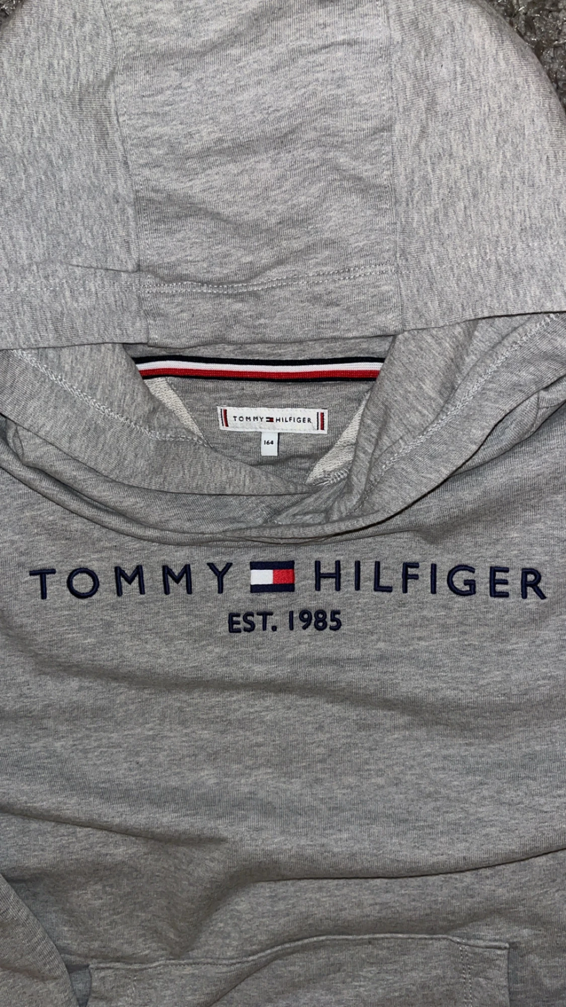 Grå hoodie Tommy Hilfiger - 1