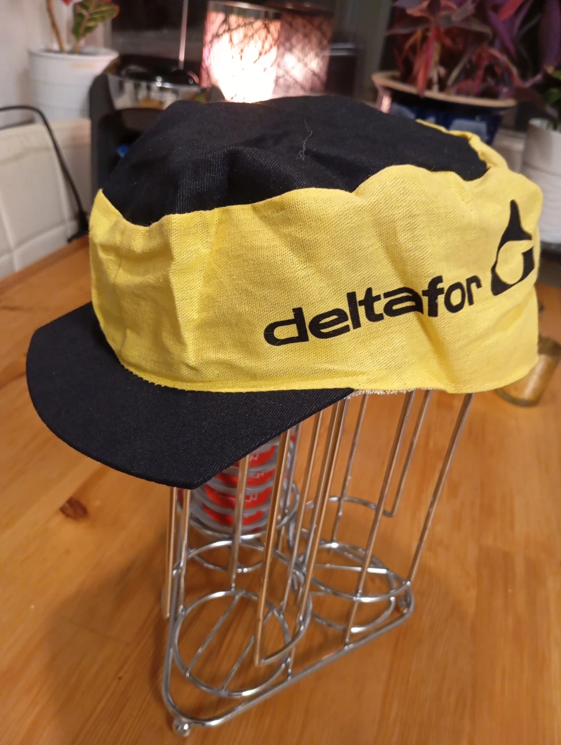 Gul och svart cykelkeps Deltafor