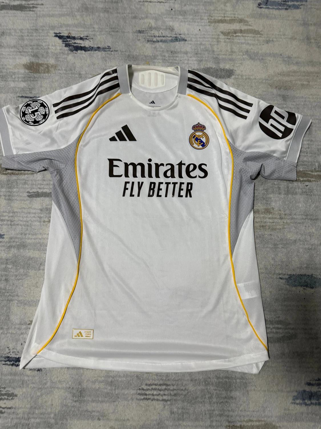 Real Madrid Adidas fotbollströja vit