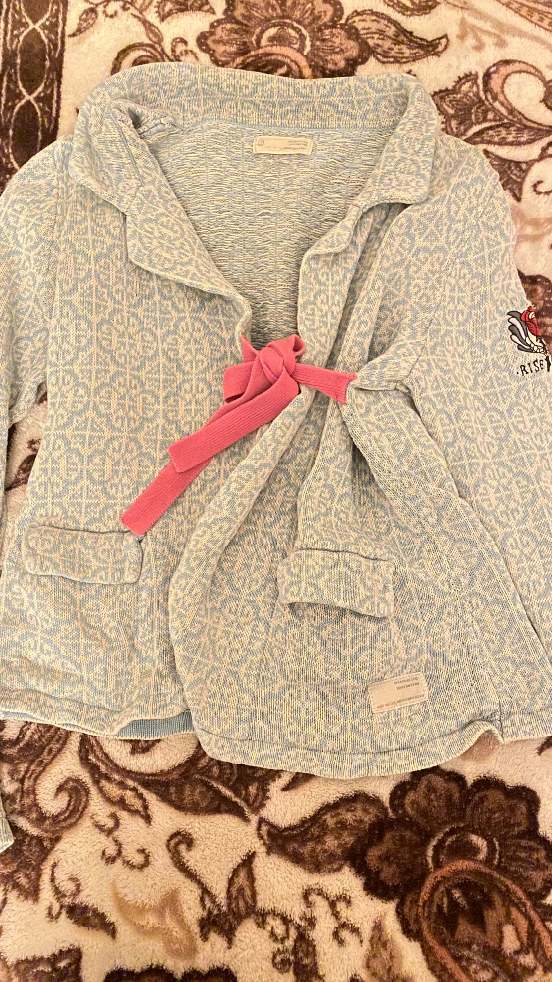 Odd Molly blå stickad cardigan jacka